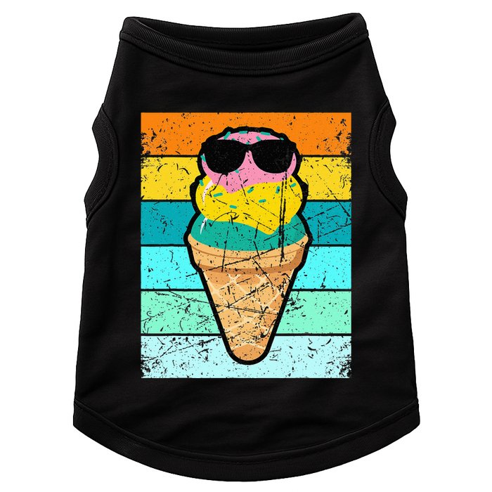 Ice Cream Funny Ice Cream Beach Pool Party Doggie Tank