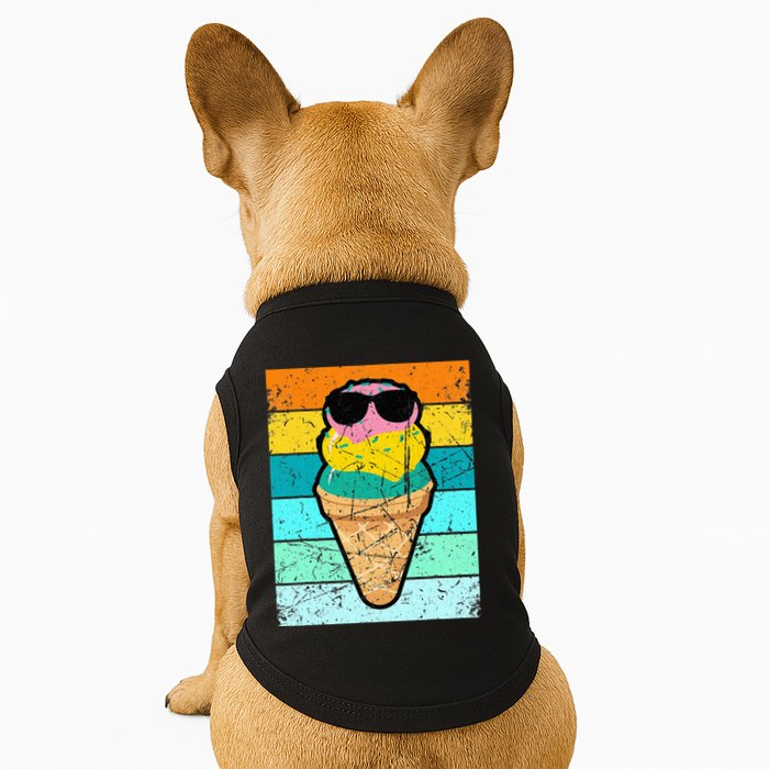Ice Cream Funny Ice Cream Beach Pool Party Doggie Tank
