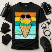 Ice Cream Funny Ice Cream Beach Pool Party Performance Shirt