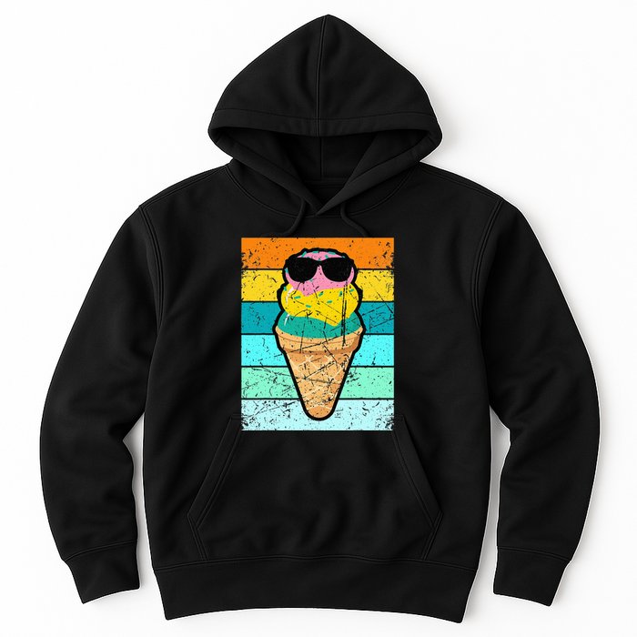 Ice Cream Funny Ice Cream Beach Pool Party Hoodie