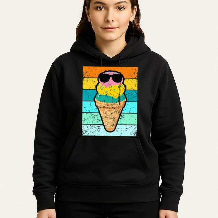Ice Cream Funny Ice Cream Beach Pool Party Hoodie