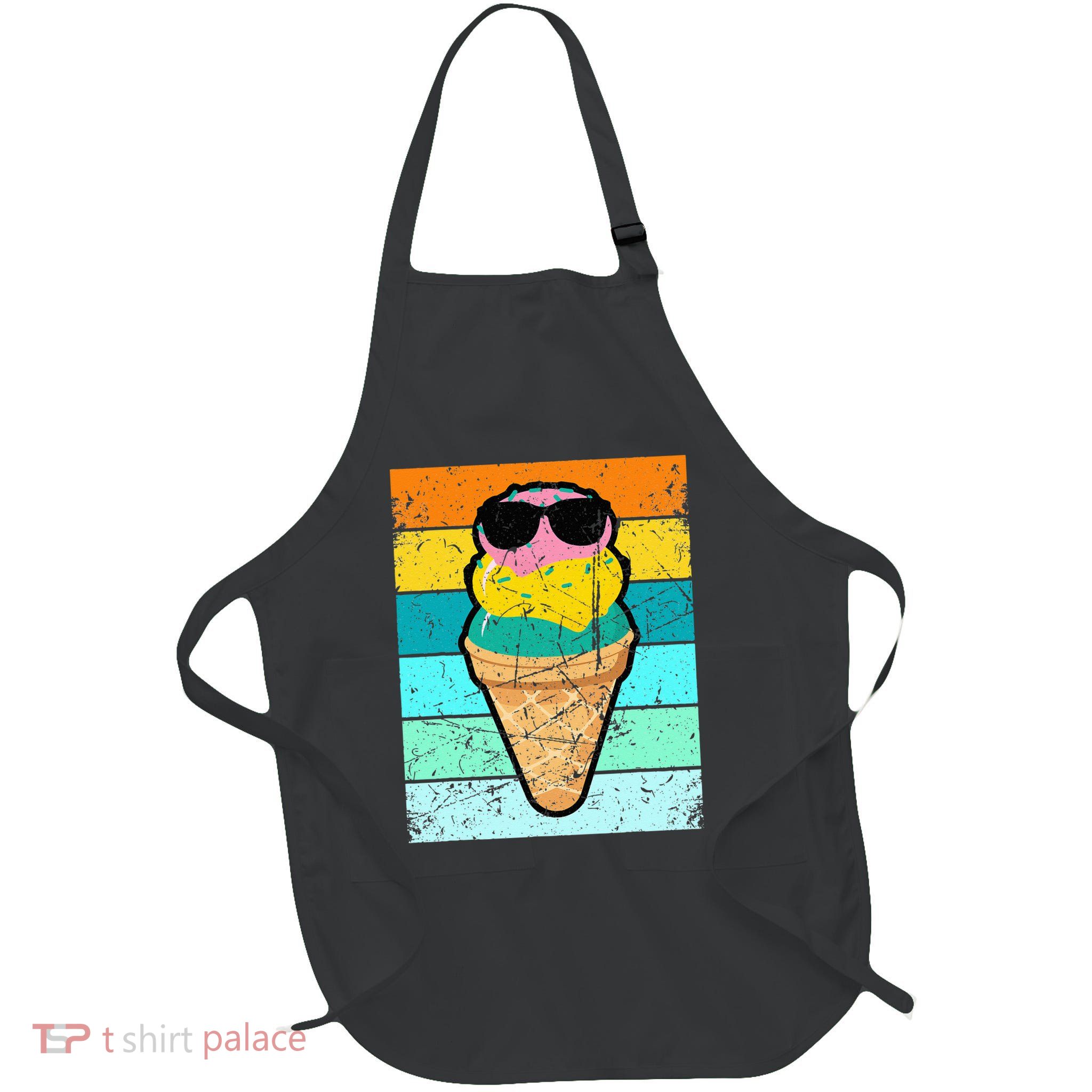 Ice Cream Funny Ice Cream Beach Pool Party Apron