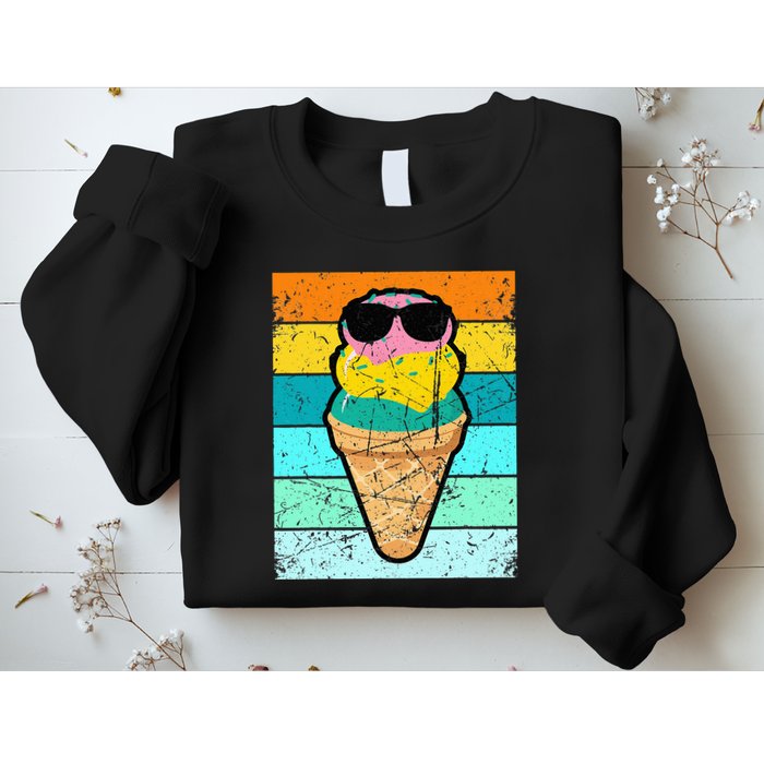 Ice Cream Funny Ice Cream Beach Pool Party Sweatshirt