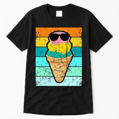Ice Cream Funny Ice Cream Beach Pool Party Tall T-Shirt