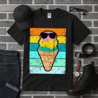 Ice Cream Funny Ice Cream Beach Pool Party Tall T-Shirt