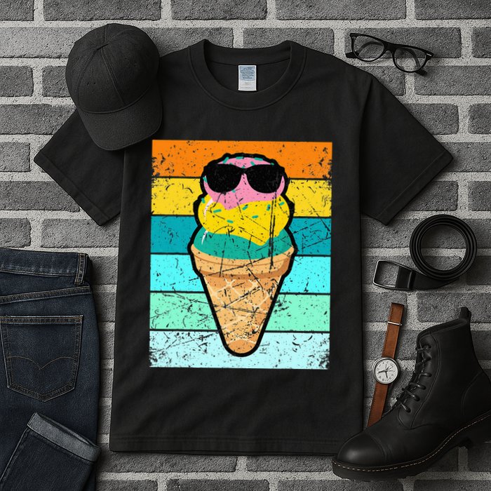 Ice Cream Funny Ice Cream Beach Pool Party Tall T-Shirt