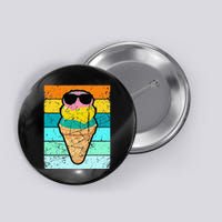 Ice Cream Funny Ice Cream Beach Pool Party Button