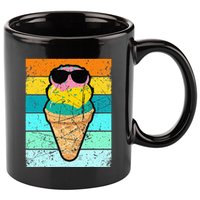 Ice Cream Funny Ice Cream Beach Pool Party 11oz C Handle Ceramic Mug