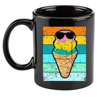 Ice Cream Funny Ice Cream Beach Pool Party 11oz C Handle Ceramic Mug