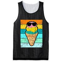 Ice Cream Funny Ice Cream Beach Pool Party Mesh Reversible Basketball Jersey Tank