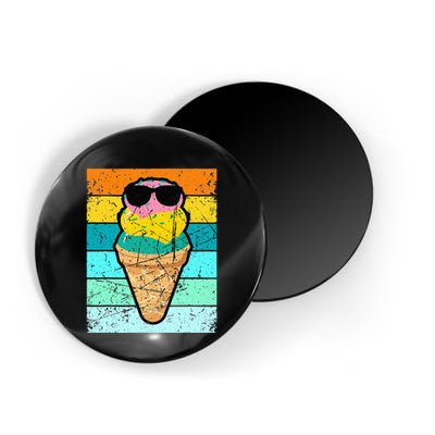 Ice Cream Funny Ice Cream Beach Pool Party Magnet