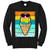 Ice Cream Funny Ice Cream Beach Pool Party Tall Sweatshirt