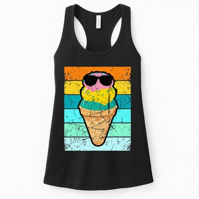 Ice Cream Funny Ice Cream Beach Pool Party Womens Tank Top