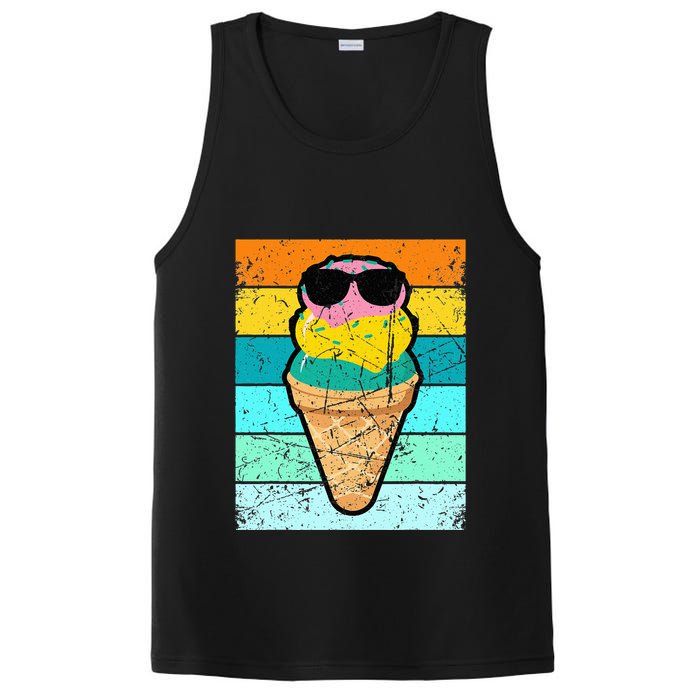 Ice Cream Funny Ice Cream Beach Pool Party PosiCharge Competitor Tank
