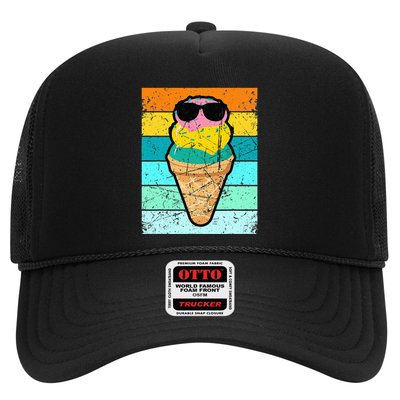 Ice Cream Funny Ice Cream Beach Pool Party Trucker Hat
