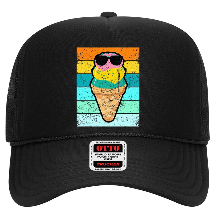 Ice Cream Funny Ice Cream Beach Pool Party Trucker Hat