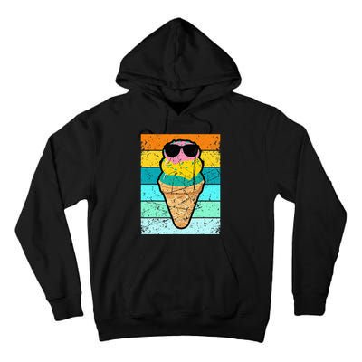 Ice Cream Funny Ice Cream Beach Pool Party Tall Hoodie