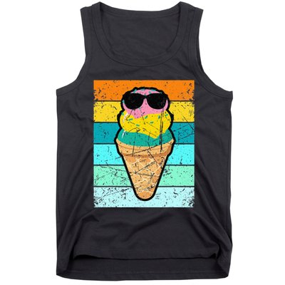 Ice Cream Funny Ice Cream Beach Pool Party Tank Top