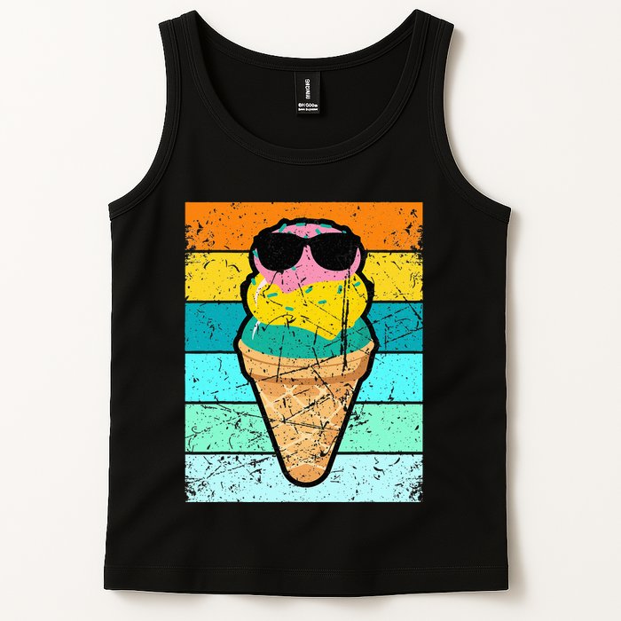 Ice Cream Funny Ice Cream Beach Pool Party Tank Top