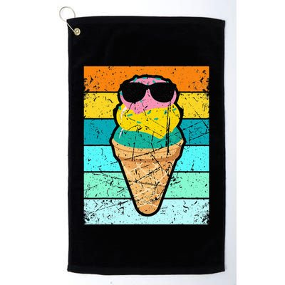 Ice Cream Funny Ice Cream Beach Pool Party Golf Towel