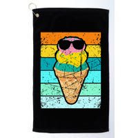 Ice Cream Funny Ice Cream Beach Pool Party Golf Towel