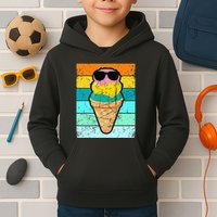 Ice Cream Funny Ice Cream Beach Pool Party Kids Hoodie