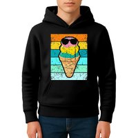 Ice Cream Funny Ice Cream Beach Pool Party Kids Hoodie