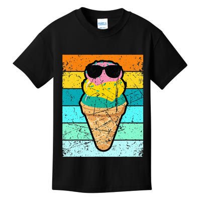 Ice Cream Funny Ice Cream Beach Pool Party Kids T-Shirt