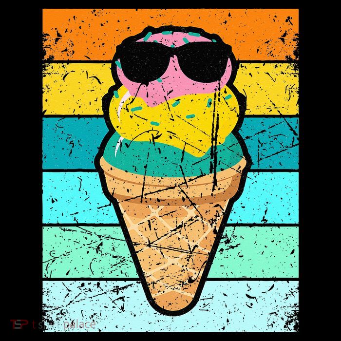 Ice Cream Funny Ice Cream Beach Pool Party Kids T-Shirt