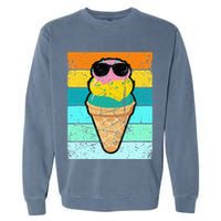 Ice Cream Funny Ice Cream Beach Pool Party Garment-Dyed Sweatshirt