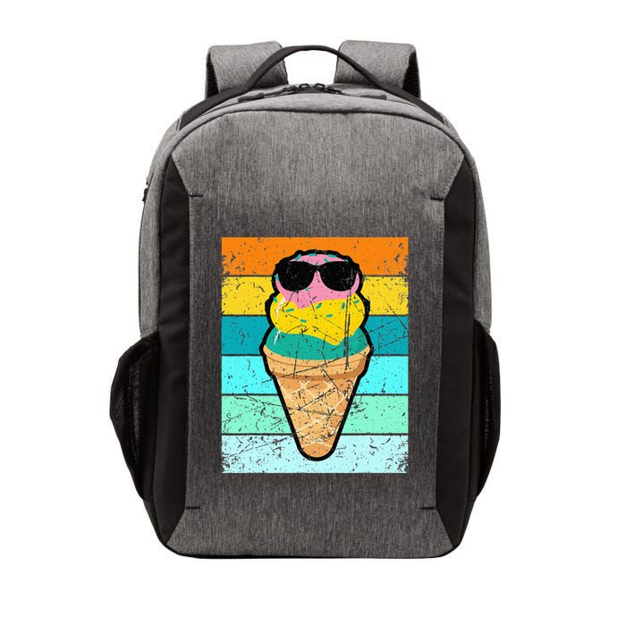 Ice Cream Funny Ice Cream Beach Pool Party Vector Backpack