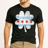 Irish Chicago Flag Shamrock St Patrick's Day Cooling Performance Crew T-Shirt