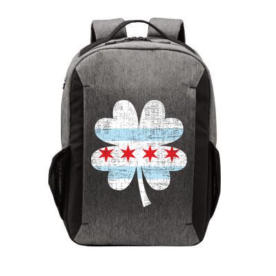 Irish Chicago Flag Shamrock St Patrick's Day Vector Backpack