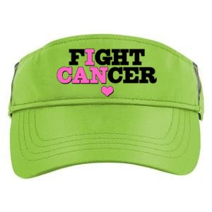 I Can Fight Cancer Breast Cancer Awareness Warrior Adult Drive Performance Visor