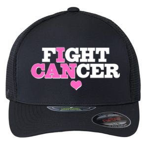 I Can Fight Cancer Breast Cancer Awareness Warrior Flexfit Unipanel Trucker Cap