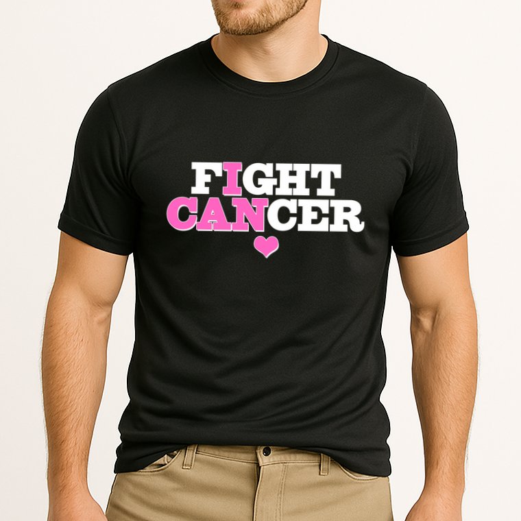 I Can Fight Cancer Breast Cancer Awareness Warrior Cooling Performance Crew T-Shirt