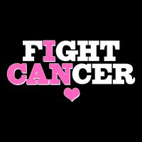 I Can Fight Cancer Breast Cancer Awareness Warrior Drawstring Bag