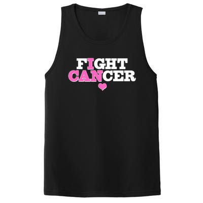 I Can Fight Cancer Breast Cancer Awareness Warrior PosiCharge Competitor Tank