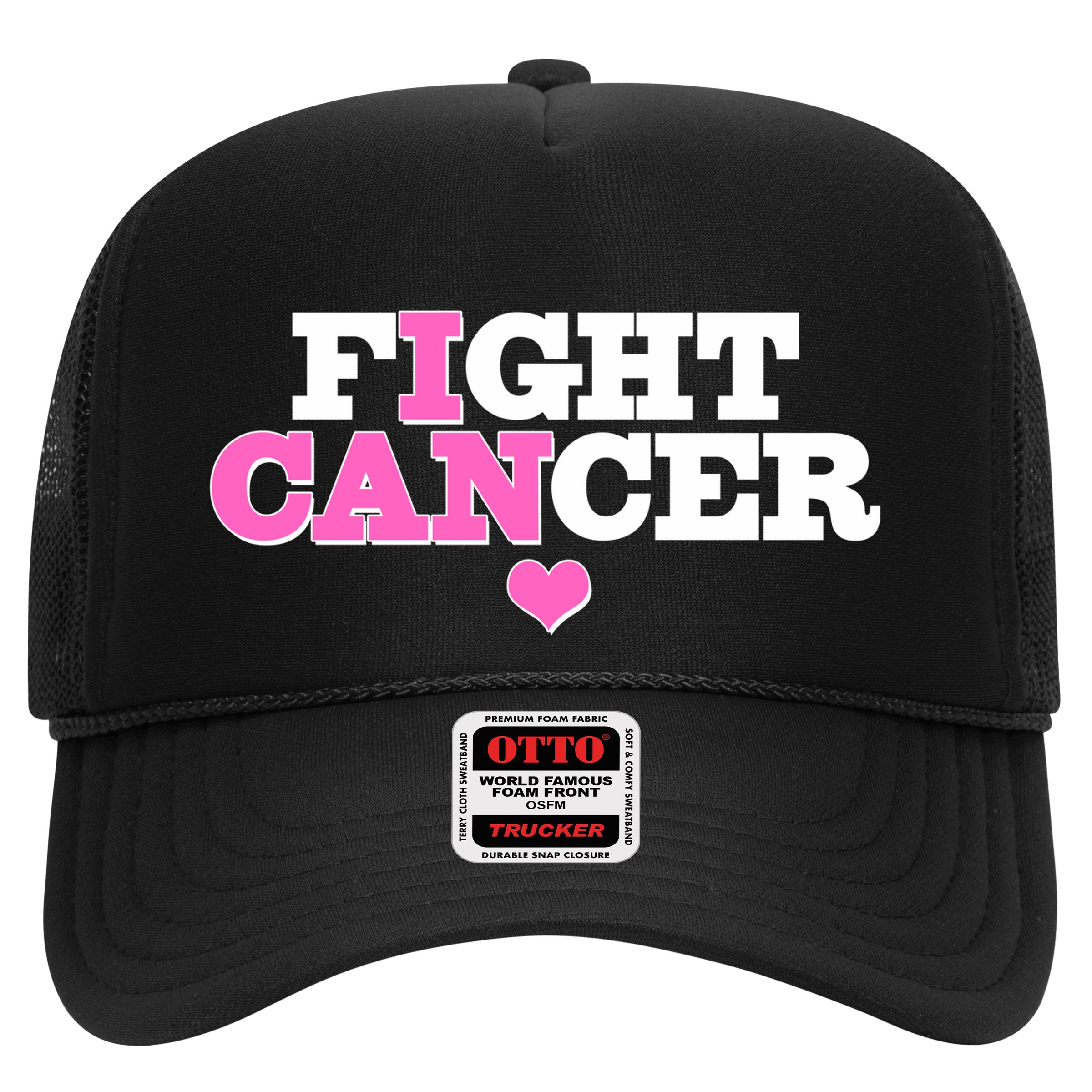 I Can Fight Cancer Breast Cancer Awareness Warrior Hat