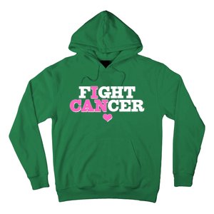 I Can Fight Cancer Breast Cancer Awareness Warrior Hoodie