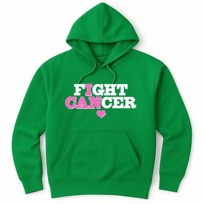 I Can Fight Cancer Breast Cancer Awareness Warrior Hoodie