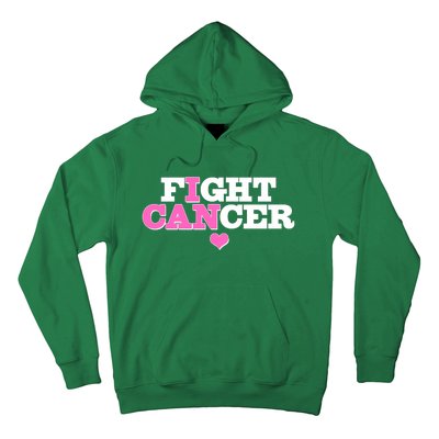 I Can Fight Cancer Breast Cancer Awareness Warrior Hoodie