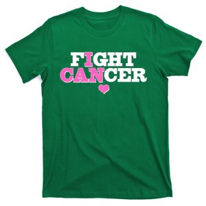 I Can Fight Cancer Breast Cancer Awareness Warrior T-Shirt