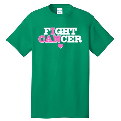 I Can Fight Cancer Breast Cancer Awareness Warrior Tall T-Shirt