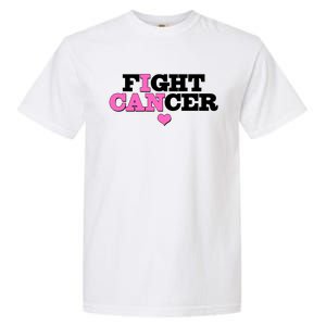 I Can Fight Cancer Breast Cancer Awareness Warrior Garment-Dyed Heavyweight T-Shirt