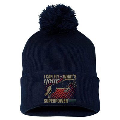 I Can Fly What's Your Superpower Pom Pom 12in Knit Beanie