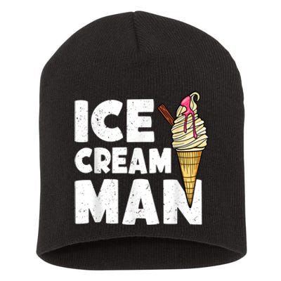 Ice Cream  Funny Ice Cream Tee Men Ice Cream Short Acrylic Beanie