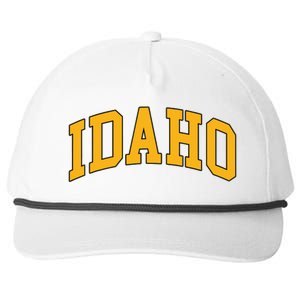 Idaho Classic Font State Snapback Five-Panel Rope Hat