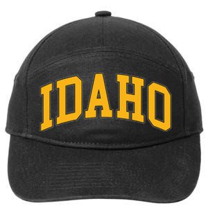 Idaho Classic Font State 7-Panel Snapback Hat