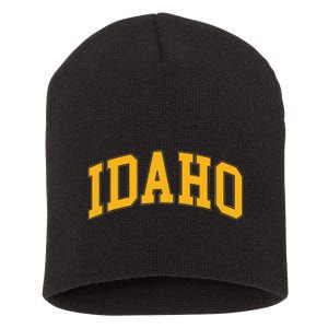 Idaho Classic Font State Short Acrylic Beanie